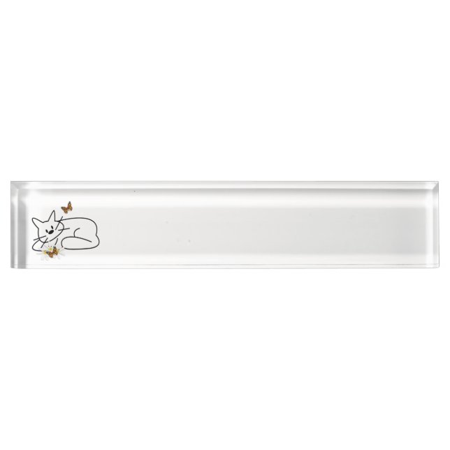 Doodle Cat Nameplate (Front)
