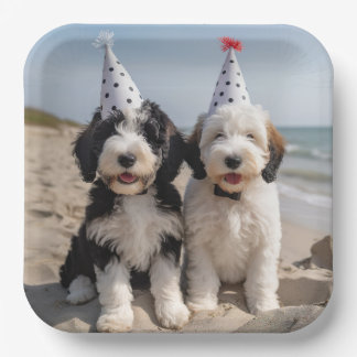 Doodle Celebration Plates