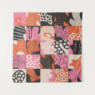 Doodle Cells: Geometric Pattern Design. Tapestry