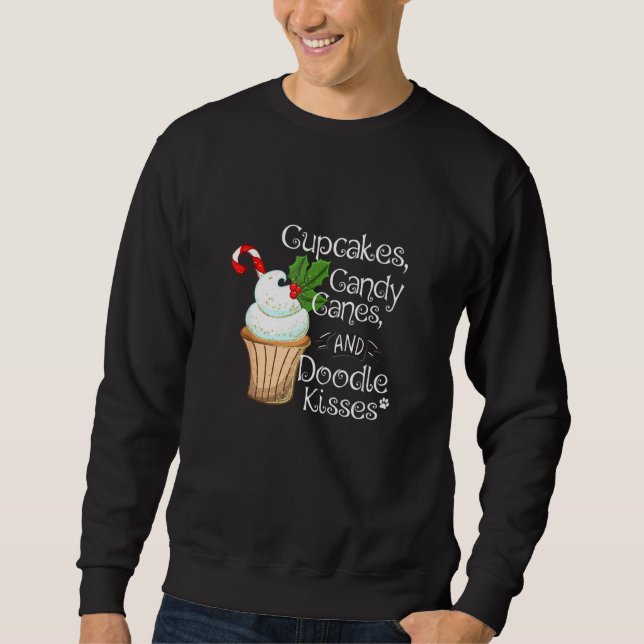 Doodle Christmas  Aussiedoodle Bordoodle Sheepadoo Sweatshirt (Front)