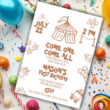 Doodle Circus Show Birthday Party