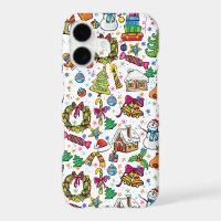 Doodle Clip art Christmas design Case