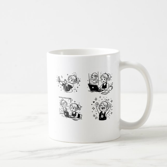 Doodle  coffee mug (Right)