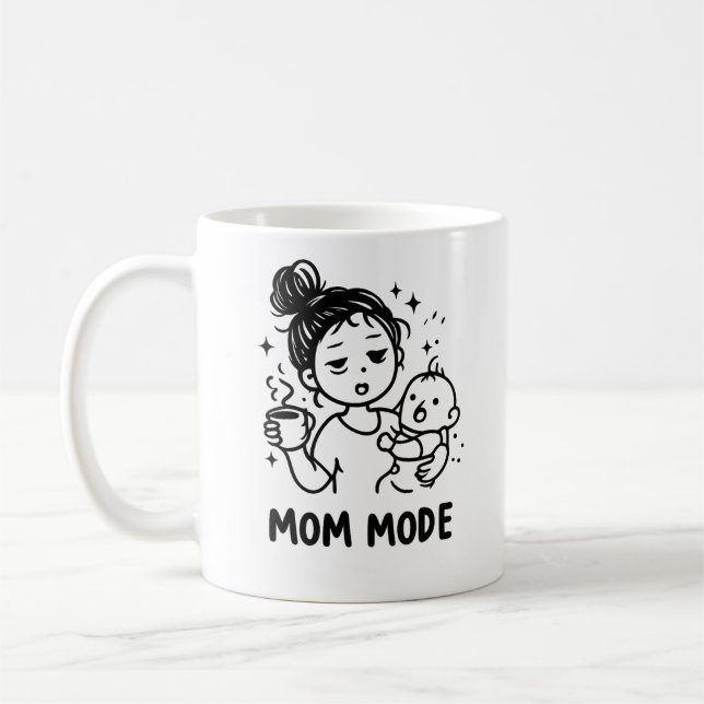 Doodle  coffee mug (Left)