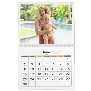 Doodle Cute & Friendly Baby Wall Calendar 2024
