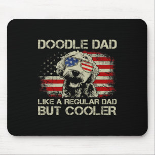 Doodle Dad Like Regular Dad But Cooler Goldendoodl Mouse Pad