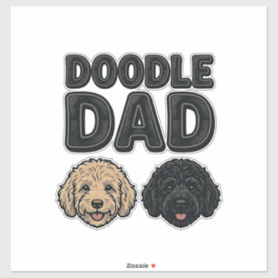 Doodle Dad Vintage Dog Dad Shirt Design_1