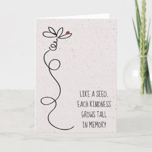 Doodle Daisy with Ladybug Card