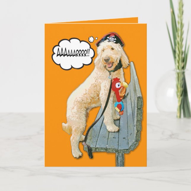 Doodle Days Comics Halloween Pirate Card (Front)