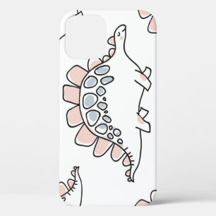 Doodle Dinosaurs: Hand Drawn Fun. iPhone 12 Case