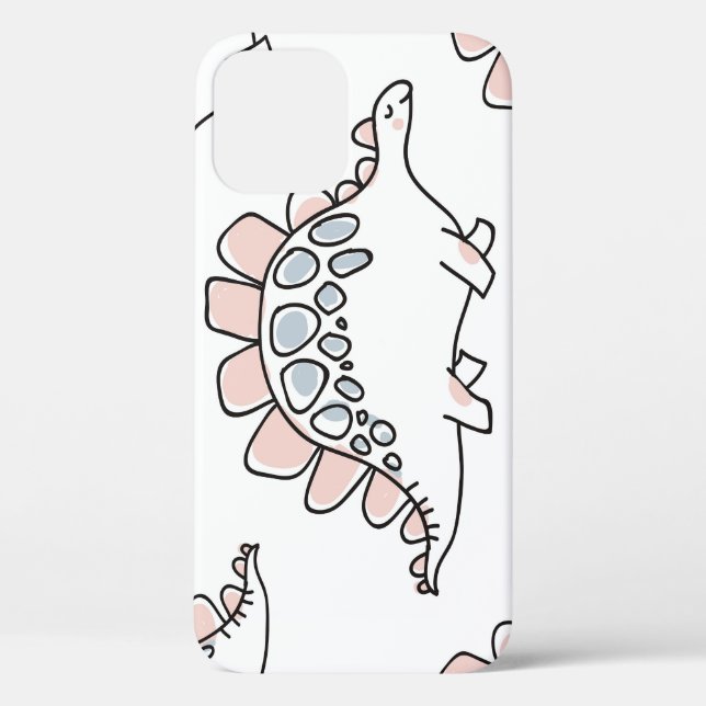 Doodle Dinosaurs: Hand Drawn Fun. Case-Mate iPhone Case (Back)
