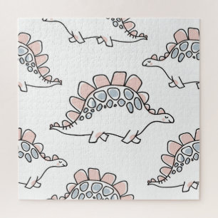 Doodle Dinosaurs: Hand Drawn Fun. Jigsaw Puzzle