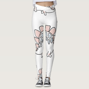 Doodle Dinosaurs: Hand Drawn Fun. Leggings