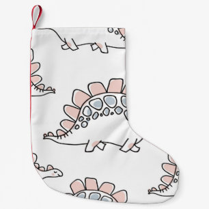 Doodle Dinosaurs: Hand Drawn Fun. Small Christmas Stocking