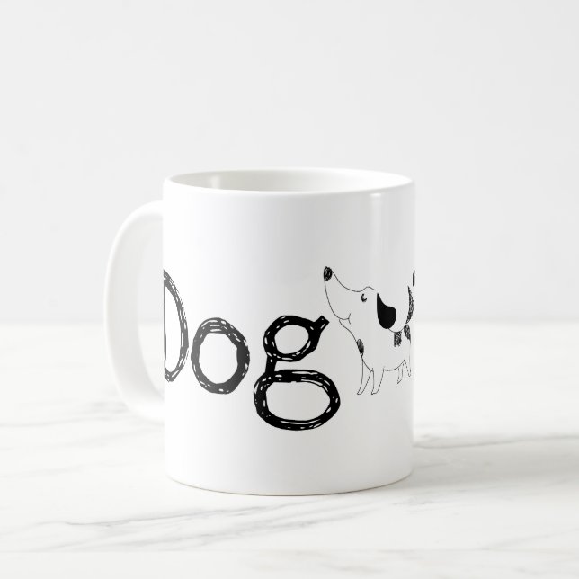 Doodle Dog Dad Coffee Mug (Front Left)