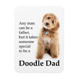 Doodle Dog Dad Magnet