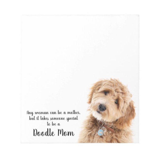 Doodle Dog Mum Notepad (Front)