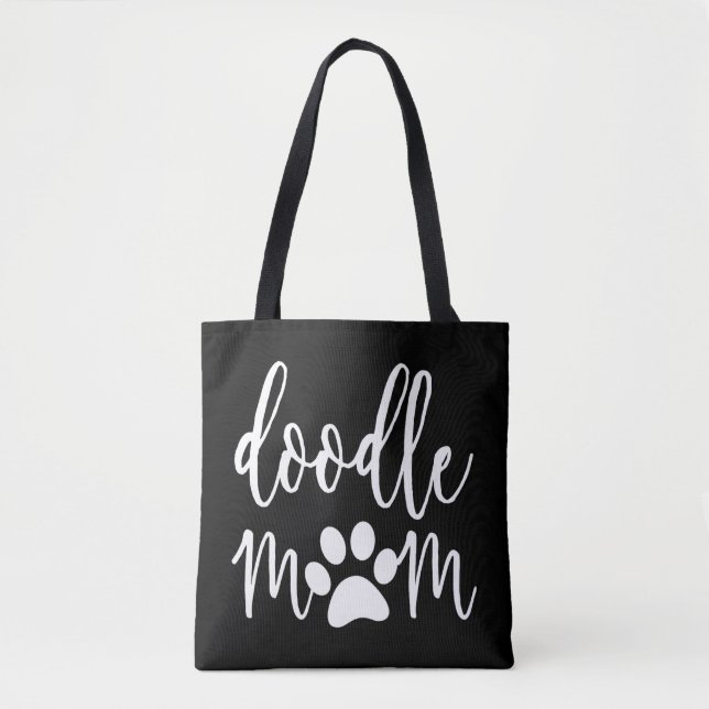 doodle dog mum  tote bag (Front)