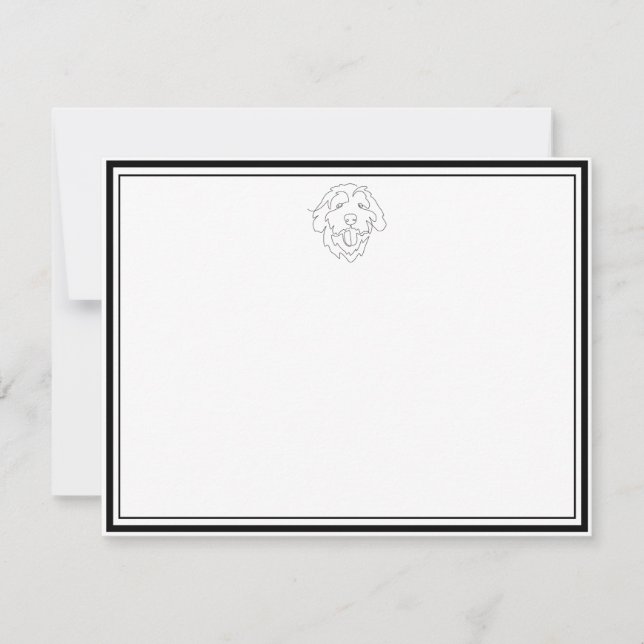 Doodle Dog Note Cards (Front)