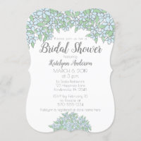 Doodle Drawing Forget Me Not Wedding