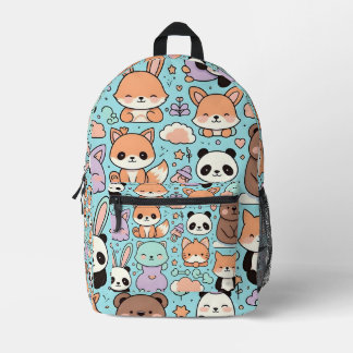 Doodle Dreamscape Printed Backpack