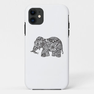 Doodle Elephant iPhone 11 Case