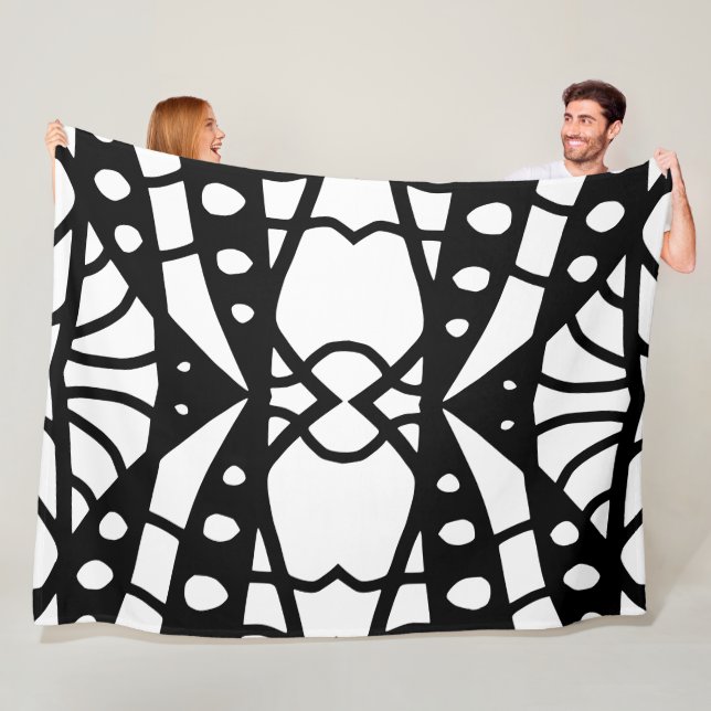 Doodle Fleece Blanket (In Situ)
