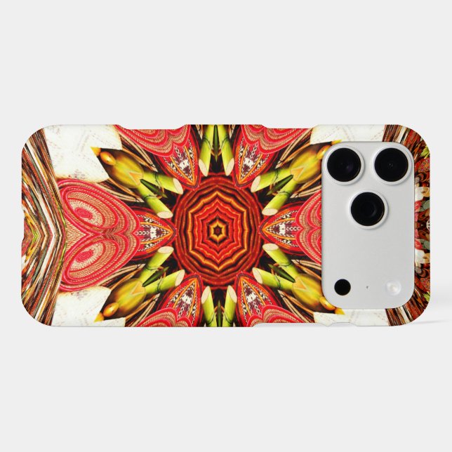 Doodle Floral Art Print (Back (Horizontal))