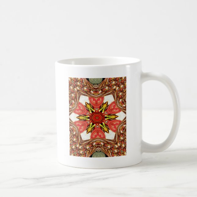 Doodle Floral Art Print Coffee Mug (Right)