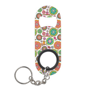 doodle flowers background pattern