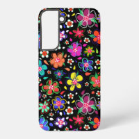 Doodle Flowers Bright and Colourful Cute