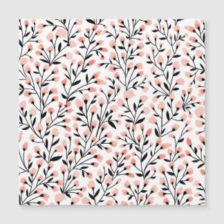 Doodle Flowers: Coral Floral Seamless.
