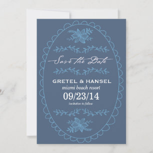 doodle frame save the date