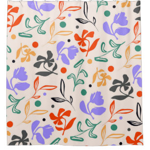 Doodle Garden Shower Curtain