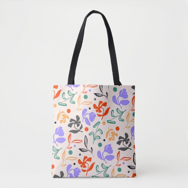 Doodle Garden Tote Bag (Front)