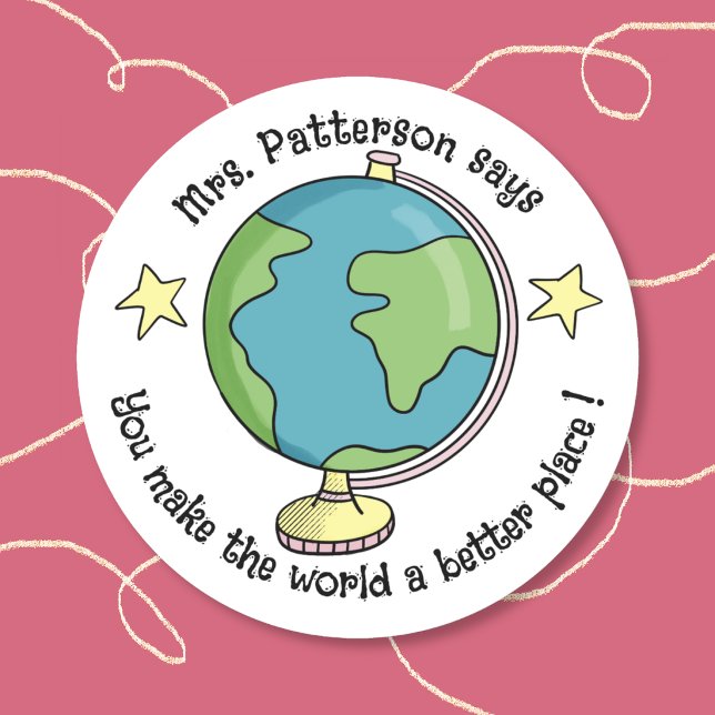 Doodle Globe Reward Stickers (Creator Uploaded)
