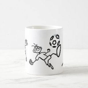 Doodle GuyZ Soccer Mug