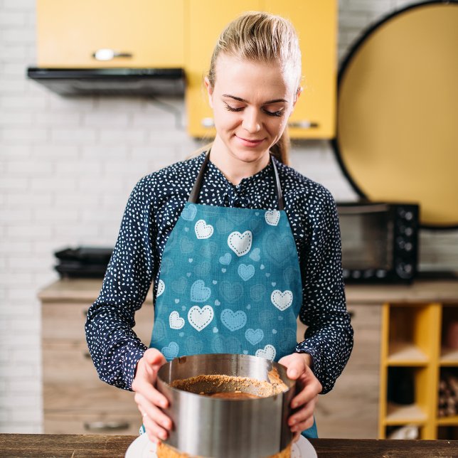 Doodle Hearts Apron (Creator Uploaded)