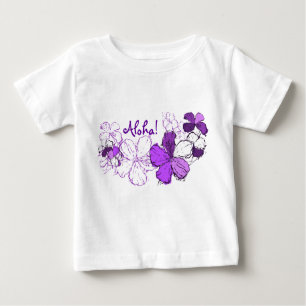 Doodle Hibiscus Toddler Tee