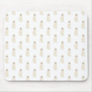 Doodle III (Cream White) Mouse Pad