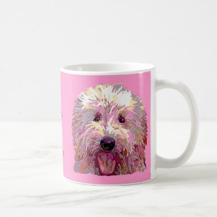 Doodle in Dazzling Pink Colours Coffee Mug