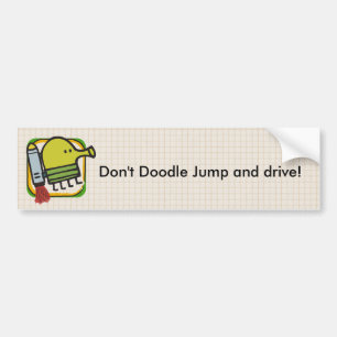 Doodle Jump Bumper Sticker