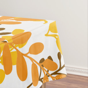 Doodle leaves 36 tablecloth