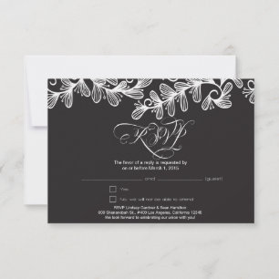 Doodle Leaves Invitation