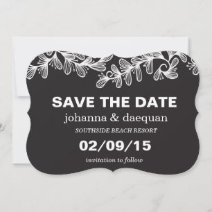 Doodle Leaves Save The Date