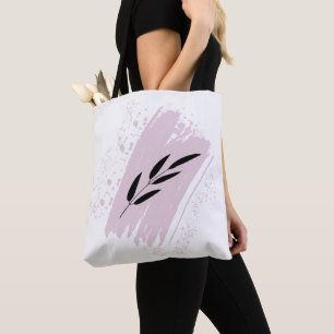 Doodle Leaves Tote Bag