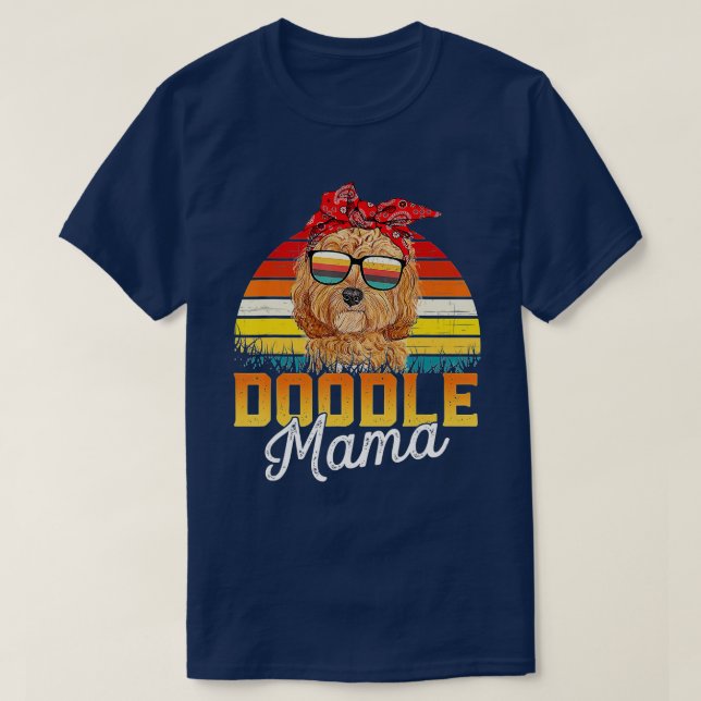 Doodle Mama Best Goldendoodle Mum Ever Mother's Da T-Shirt (Design Front)