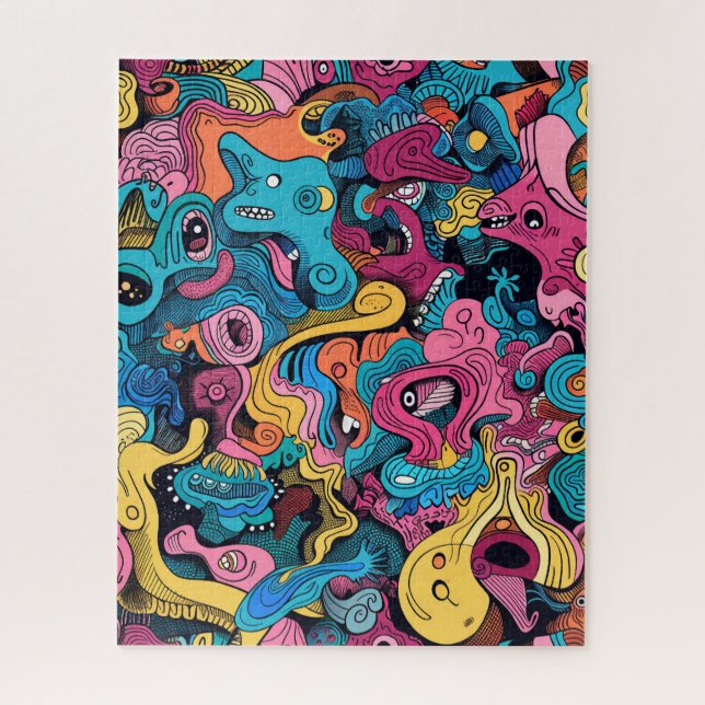 Doodle Mash Jigsaw Puzzle (Vertical)