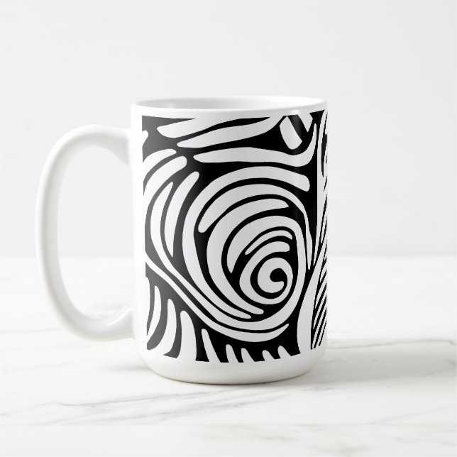 Doodle mash up coffee mug (Left)