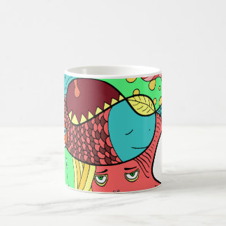 Doodle monster coffee mug